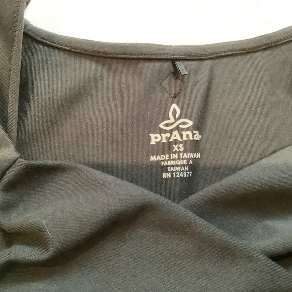 PrAna Tally Black Breathe Faux Wrap Dress - Picture 8 of 10